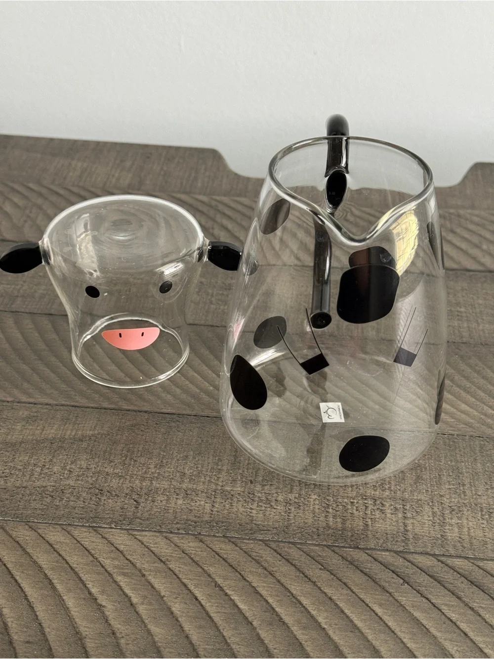 Cow Carafe Pitcher Cow Water Pitcher With Cup Bedside Water Carafe Cow Glass Set